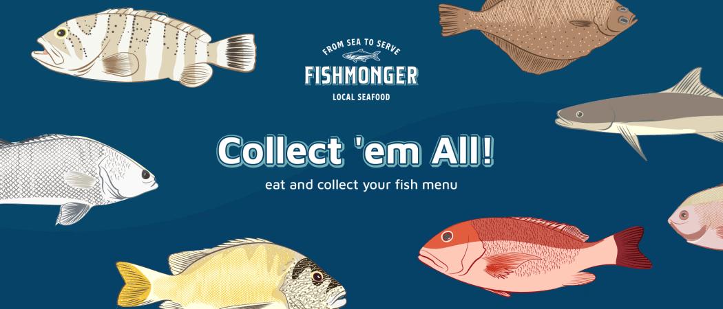 Fishmonger - Collect 'Em All! -banner