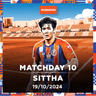 Matchday 10: Sittha